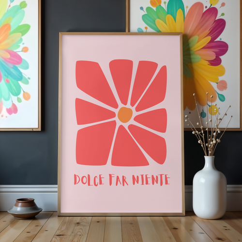 Dolce Far Niente Wall Print