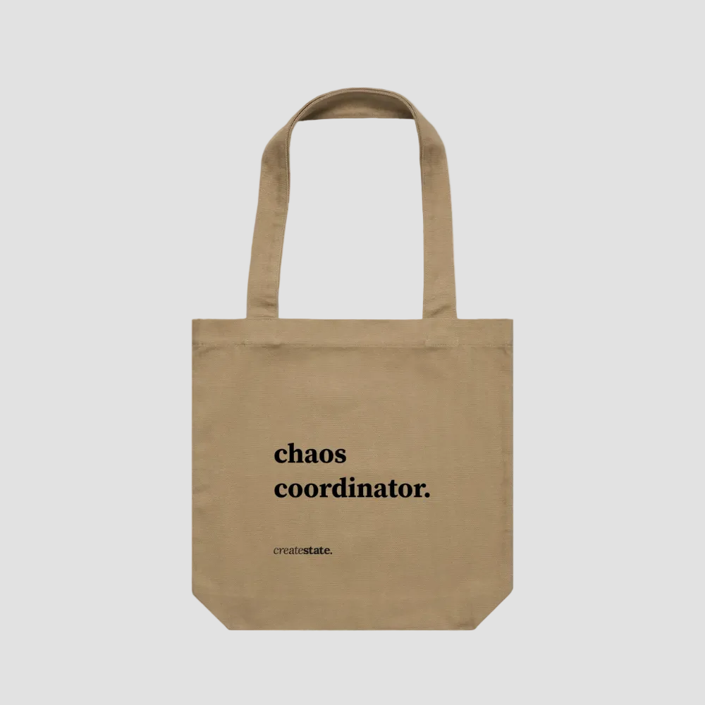 Chaos Coordinator Tote Bag