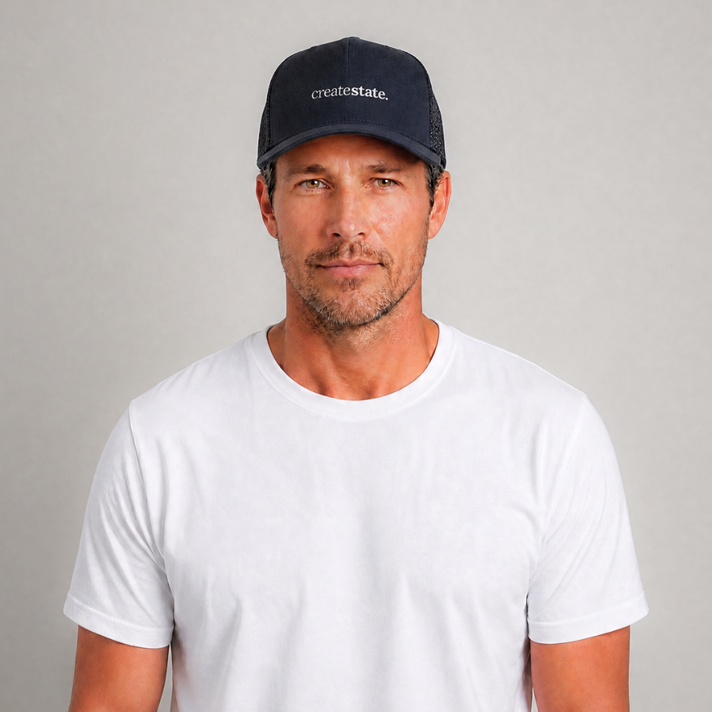Create State Trucker Cap