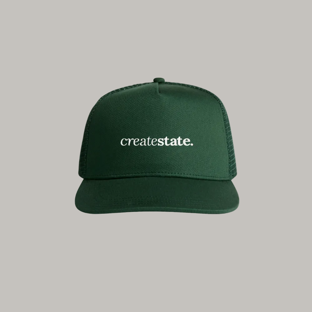 Create State Trucker Cap