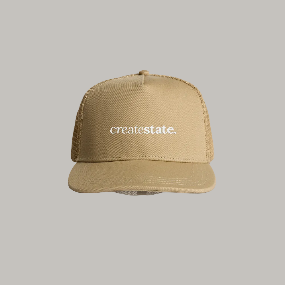 Create State Trucker Cap