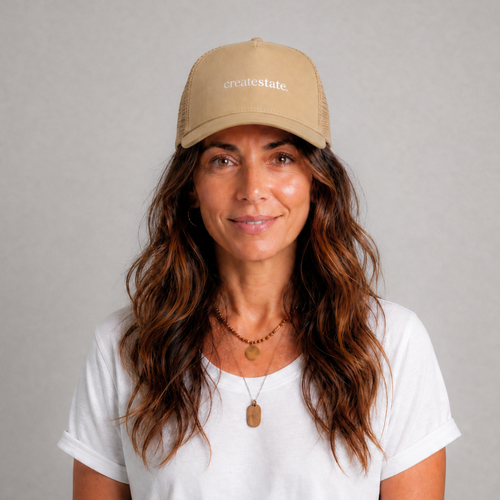 Create State Trucker Cap