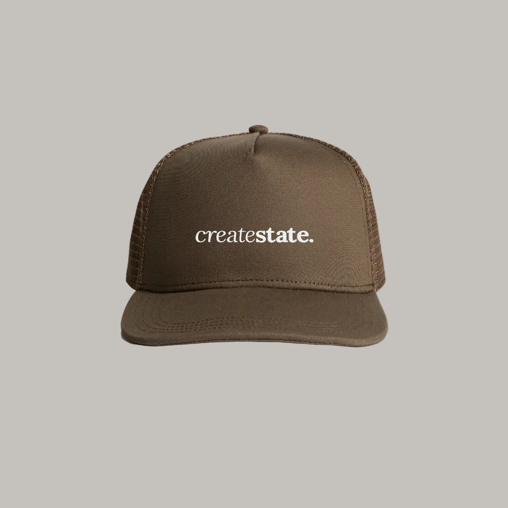 Create State Trucker Cap