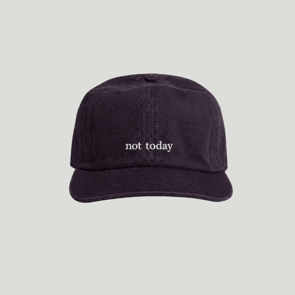 Not Today Cotton Cap